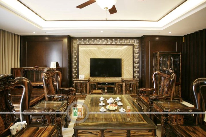 Thi công nội thất căn hộ cao cấp TSQ Mỗ Lao